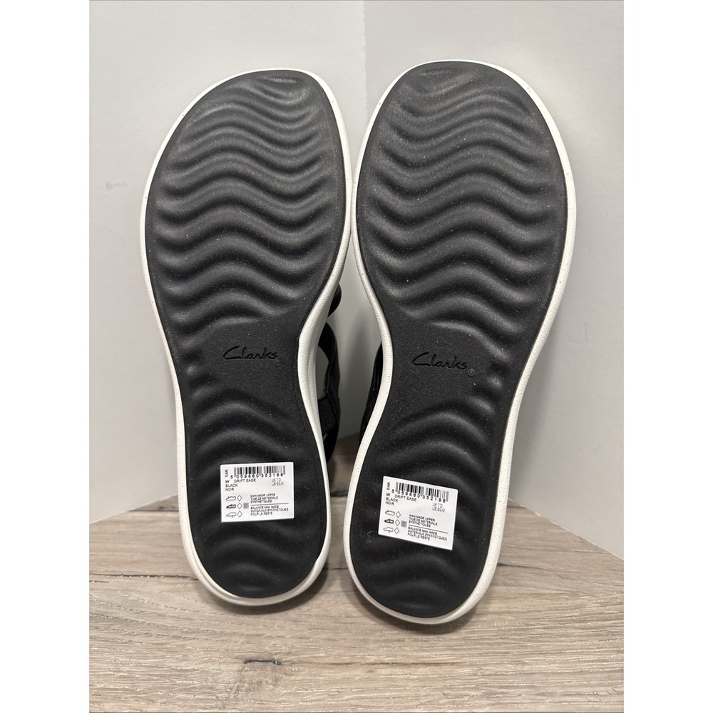 Clarks Cloudsteppers Gladiator Sandals Drift Ease Black Size 9.5 NEW - Picture 6 of 7
